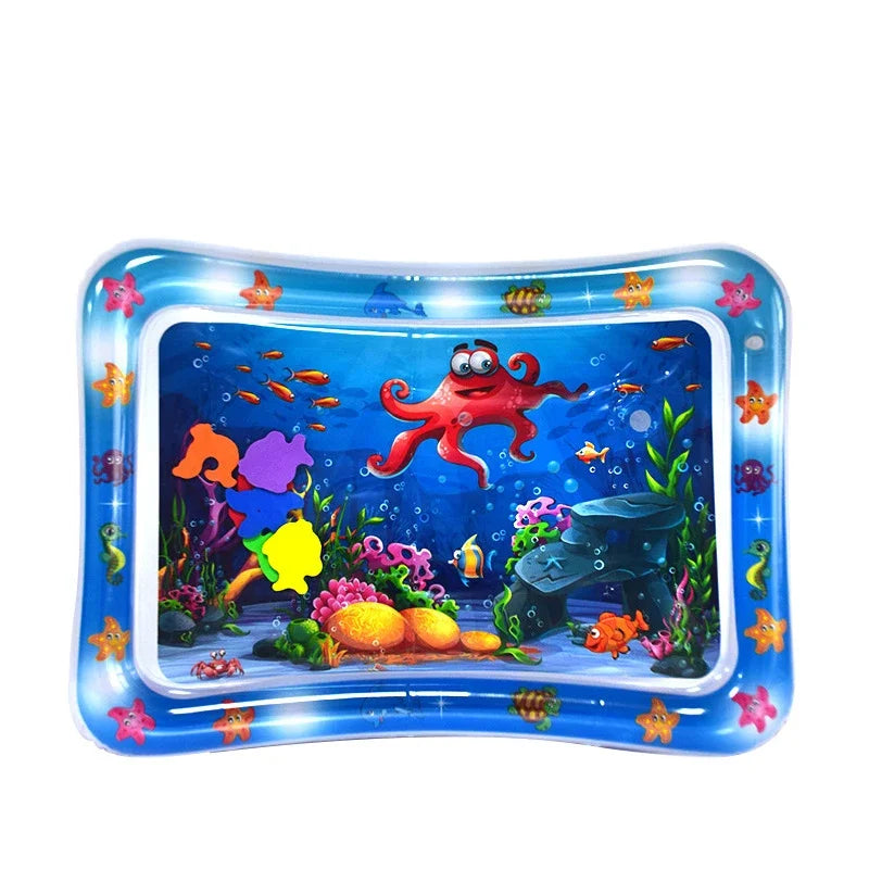 Infinno Inflatable Tummy Time Mat Premium Baby Play Mat Inflatable Water Cushion Interactive Baby Toys for Sensory Development