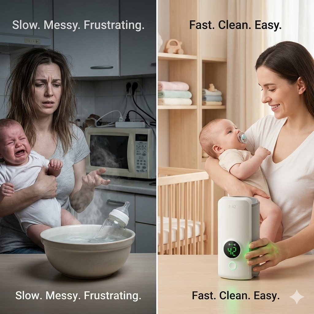 Smart Portable Baby Bottle Warmer – Feed Anywhere, Anytime