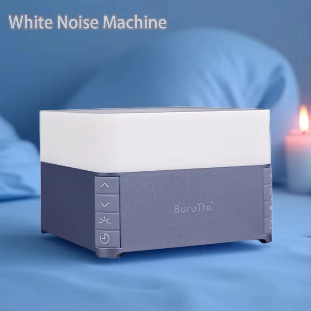 White Noise Sound Machine, Sleep Aid Device with 39 Soothing Sounds & Breathing Light Portable Baby Sleep Soother with Timer