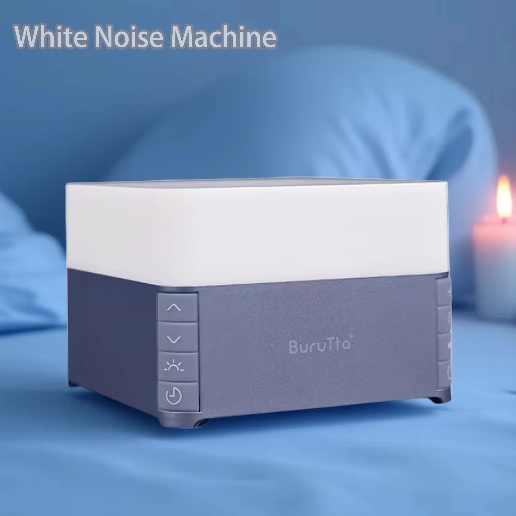 White Noise Sound Machine, Sleep Aid Device with 39 Soothing Sounds & Breathing Light Portable Baby Sleep Soother with Timer