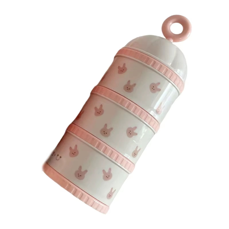INS Baby Milk Powder Box Infant Feeding Formula Dispenser Container Toddler Snacks Mix Portable Storage Container